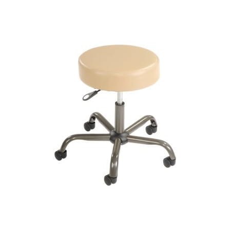 Global Equipment Interion    Antimicrobial Vinyl Medical Stool, Beige 240159ABG